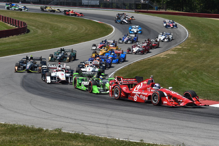 Závod Honda Indy 200 série IndyCar na Mid-Ohiu (fotografie: Chris Owens) 